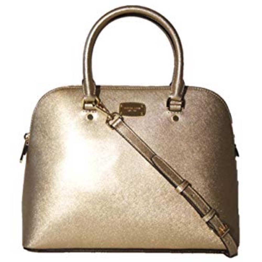 Michael Kors Gold Purse Barely Used